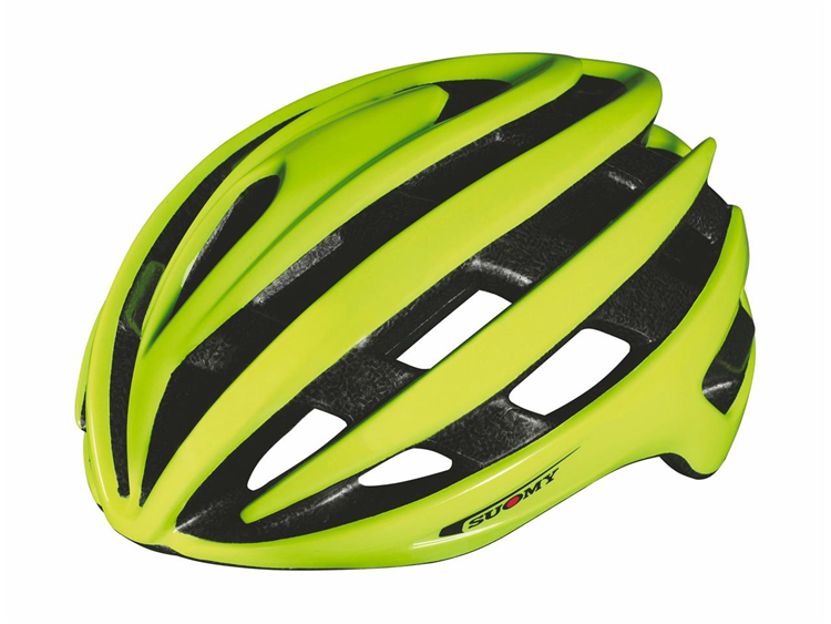 CASCO BICICLETA SUOMY VORTEX AMARILLO FLUOR M(54/58)